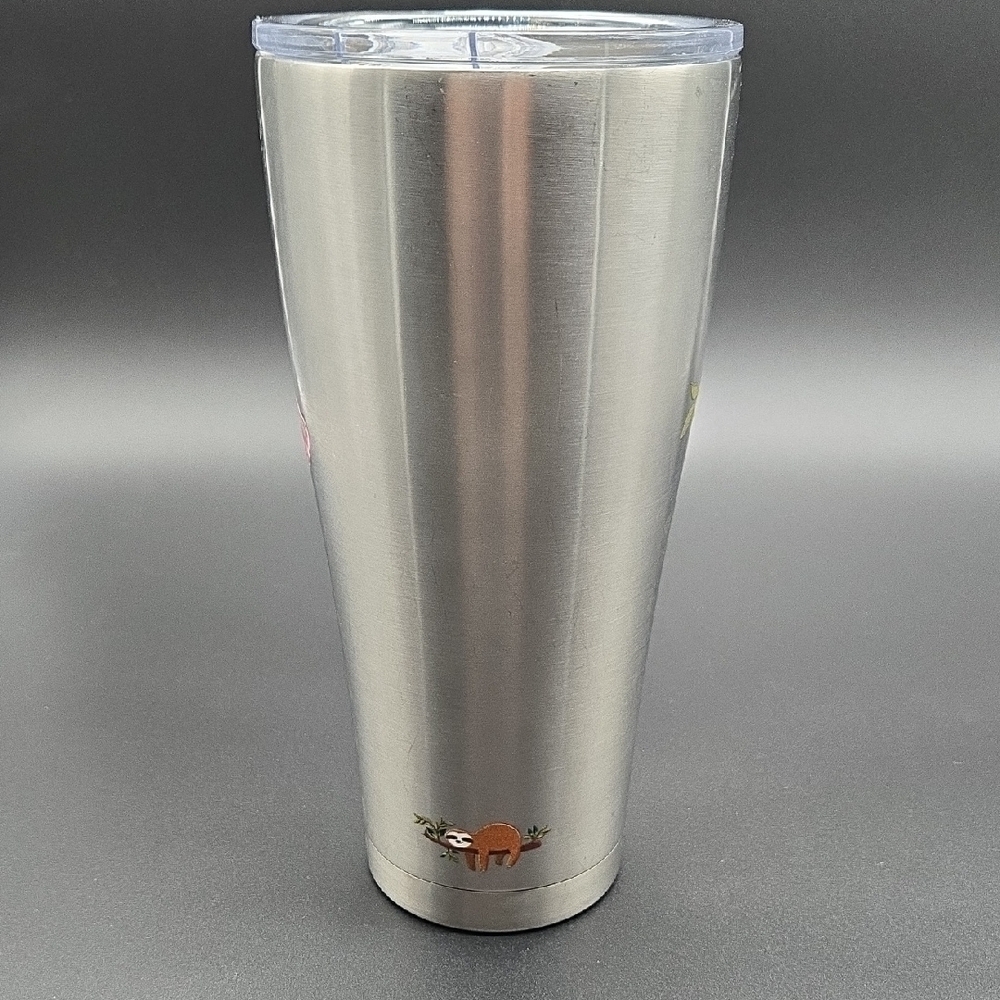 Tervis Stainless Steel Tumbler with Sloth and Floral Design - Picture 3 of 9